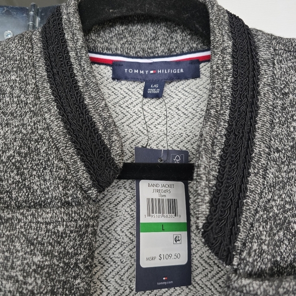 Women's Marled Military Band Jacket - Picture 7 of 10